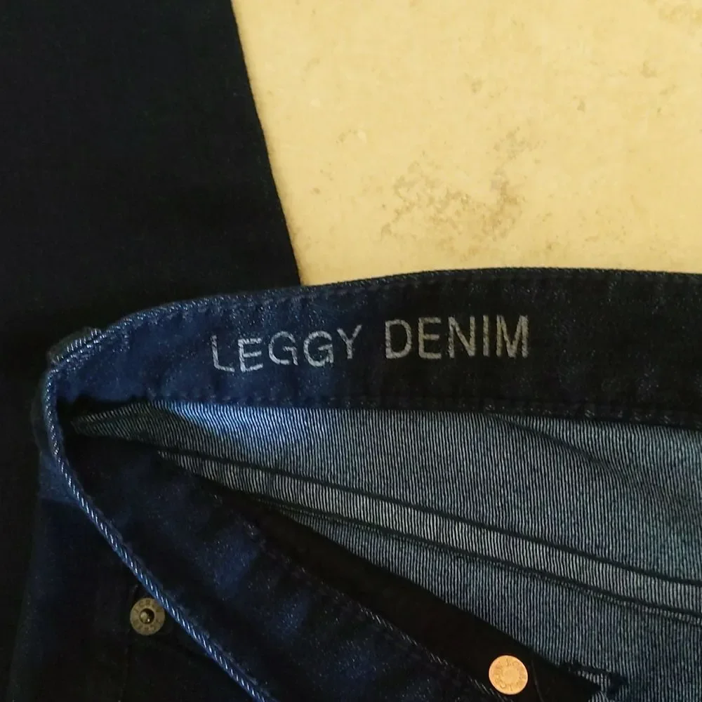 NWT J. Crew Leggy Denim Dark Indigo Wash Skinny Jeans Jeggings - Size 25